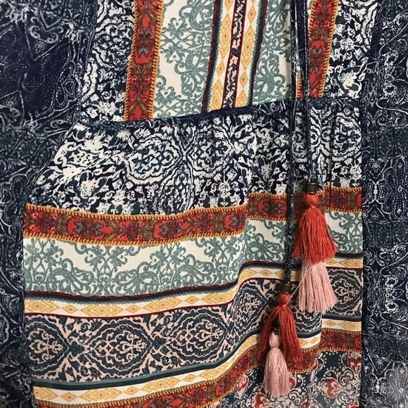 Knox Rose Sleeveless Gauzy Boho Blouse - XS - Picture 4 of 7